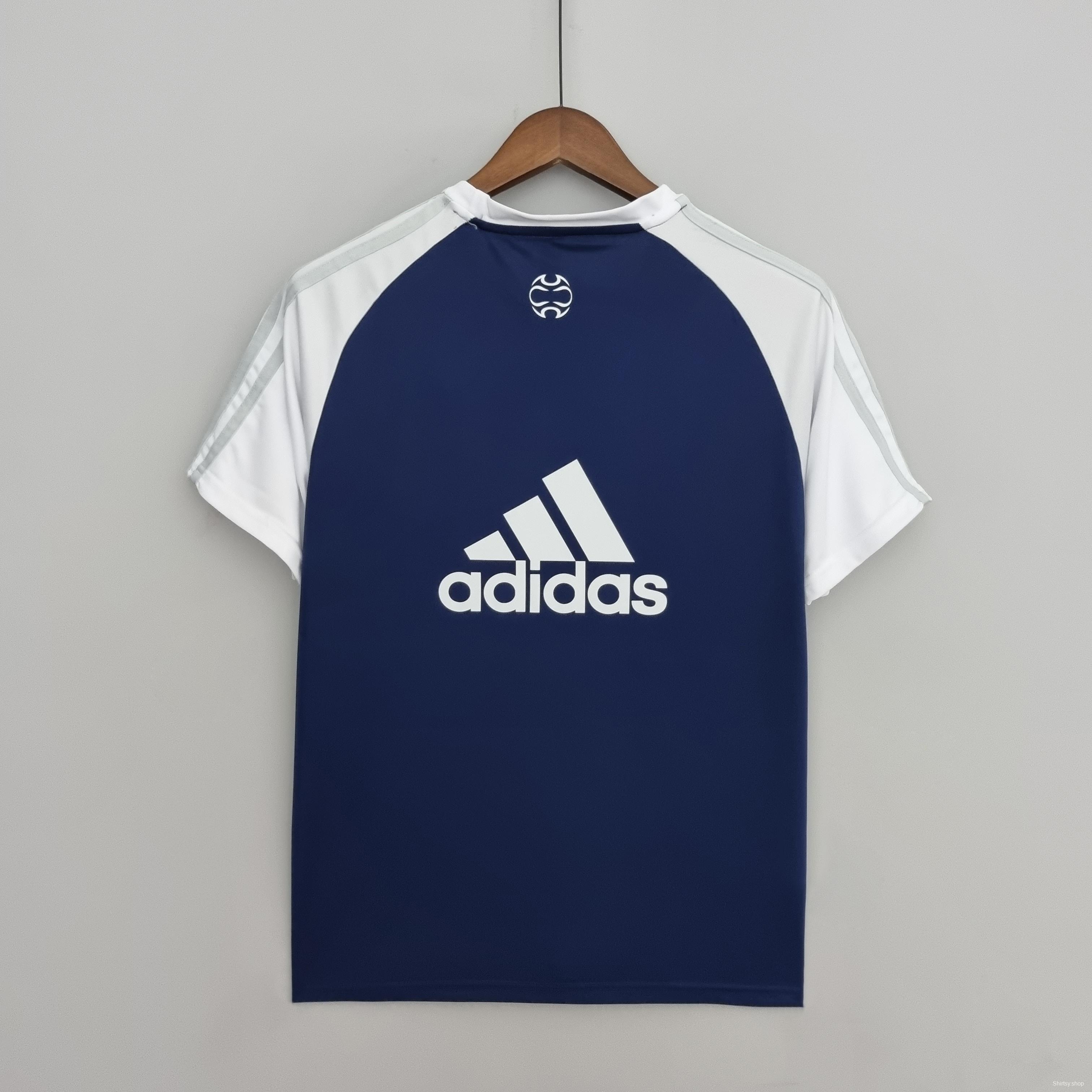 22/23 Real Madrid Training Suit Blue Soccer Jersey