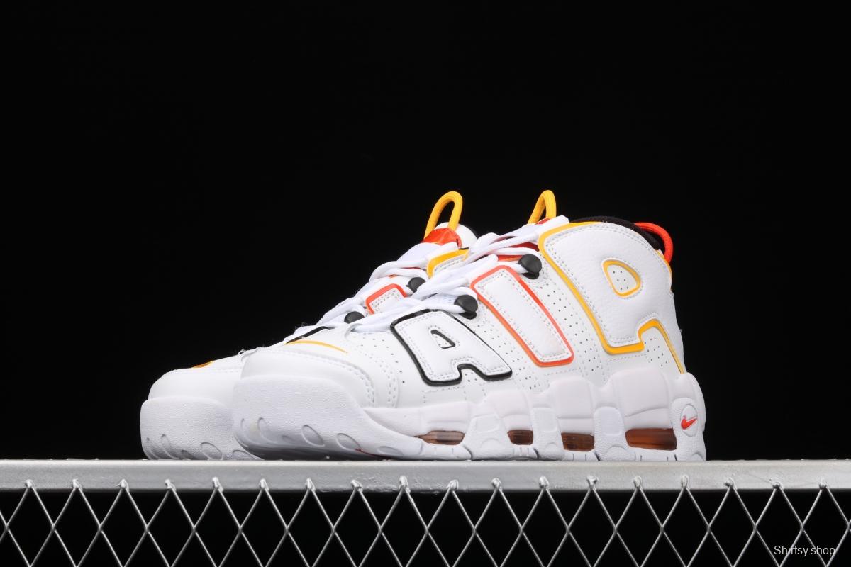 NIKE Air More Uptempo 96 QS Pippen Primary Series Classic High Street Leisure Sports Culture Basketball shoes DD9223-100