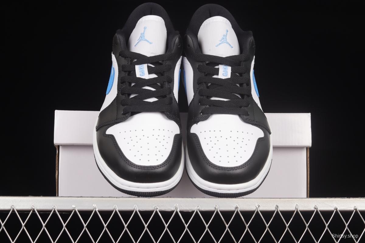 Air Jordan Low black blue and white low-top cultural leisure sports basketball shoes DC0774-041