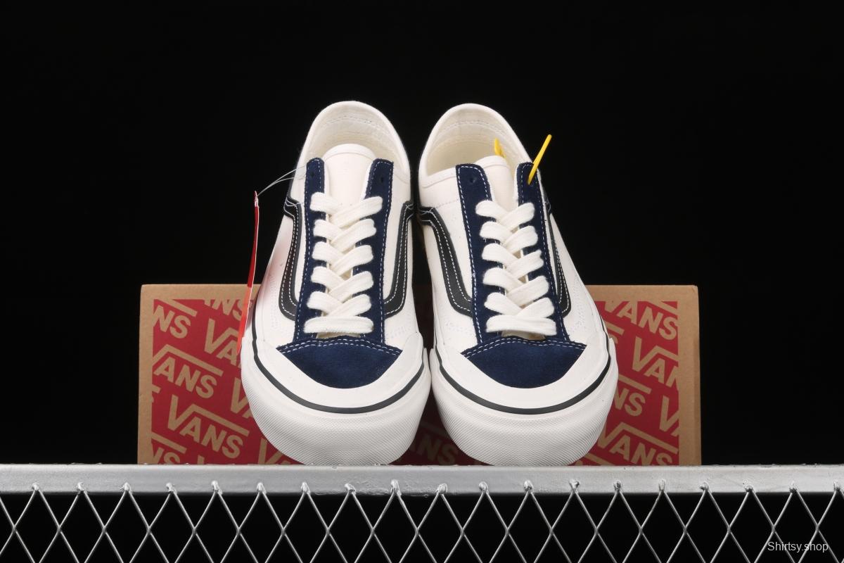 Vans Style 36 half-moon head half-crescent white low-top sports board shoes VN0A38GF4UJ2