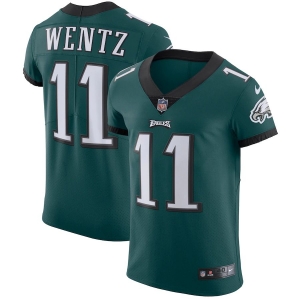 Men's Carson Wentz Midnight Green Vapor Untouchable Player Elite Team Jersey