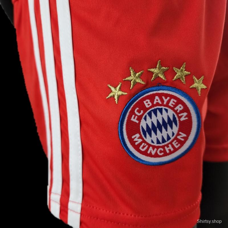 22/23 Kids Kit Bayern Munich Home SIZE16-28 Soccer Jersey