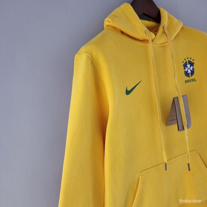 2022 Brazil Hoodie Yellow