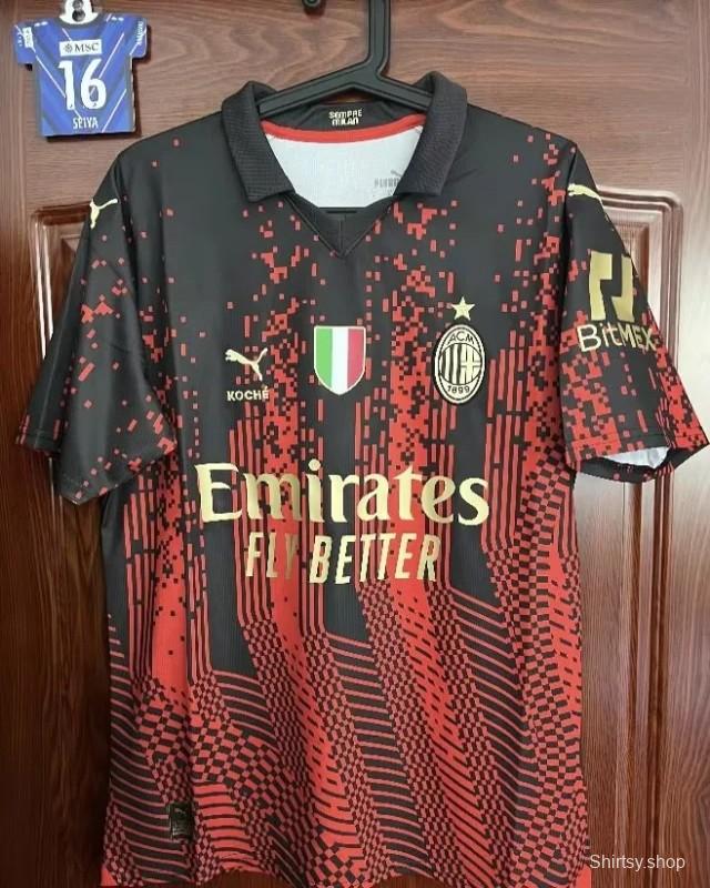 22/23 AC Milan X Koché Special Red/Black Jersey