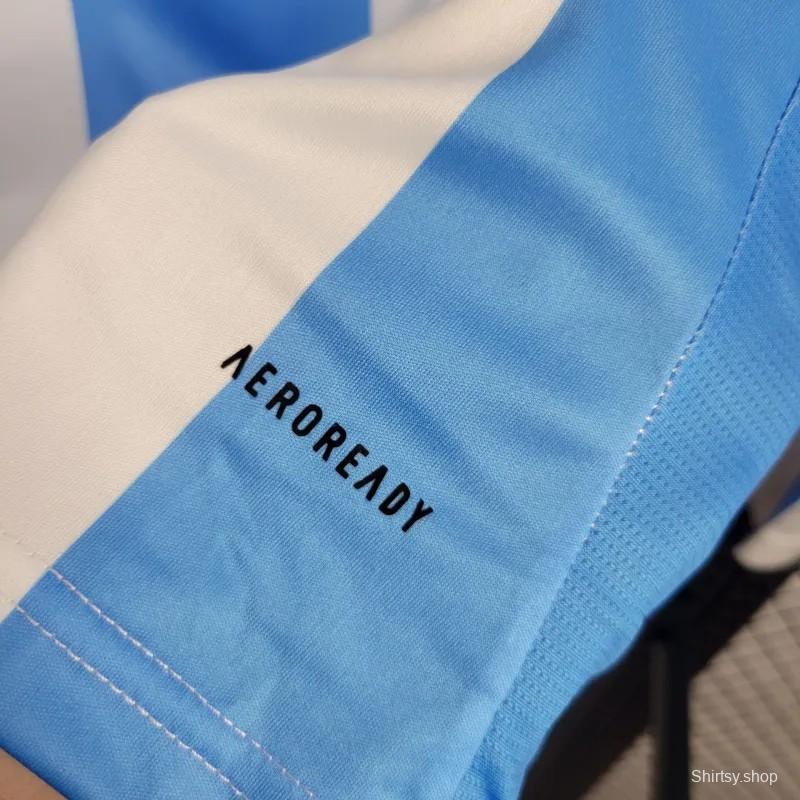 2024 Argentina Home Long Sleeve Jersey With Champion Patch
