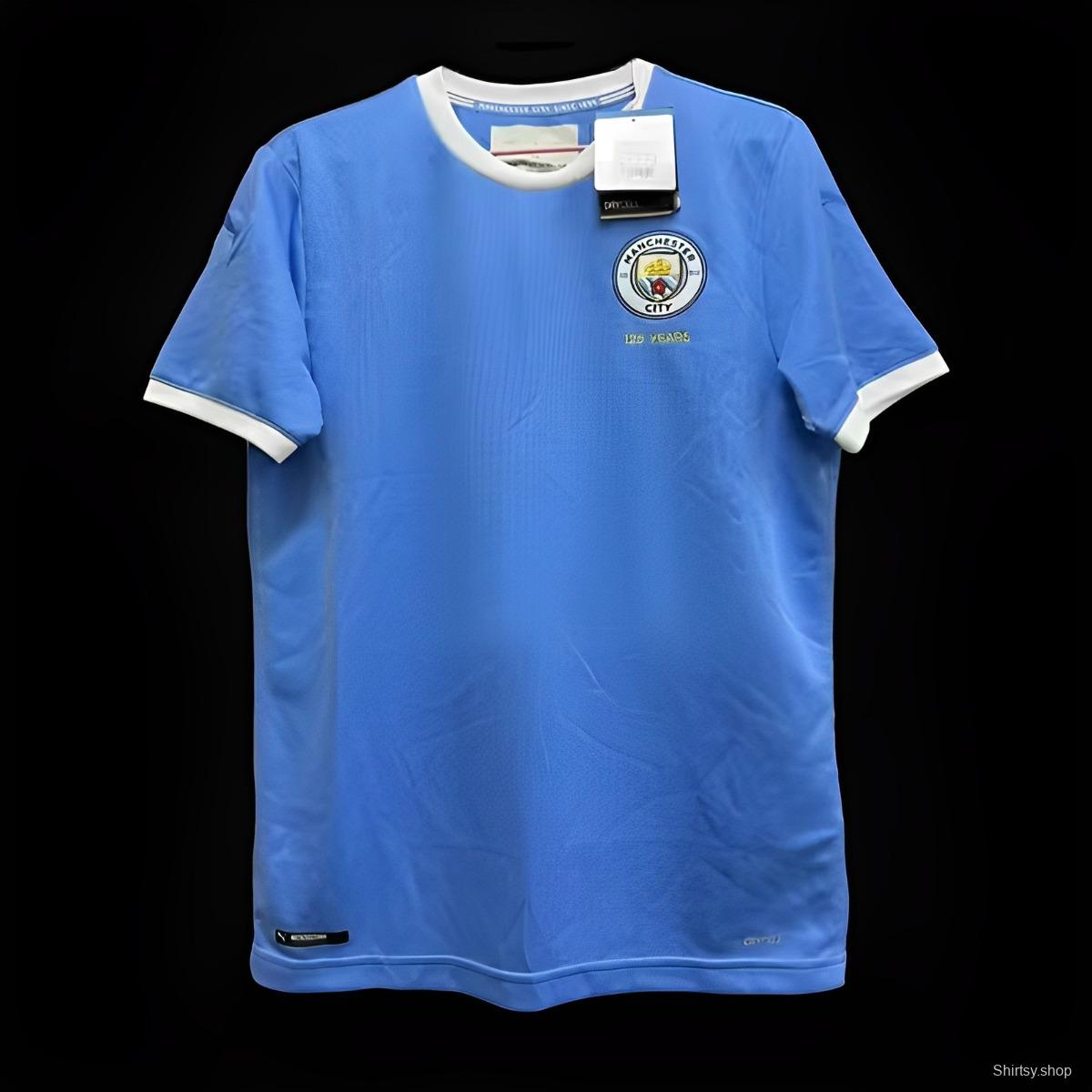 23/24 Manchester City Home 125Th Jersey